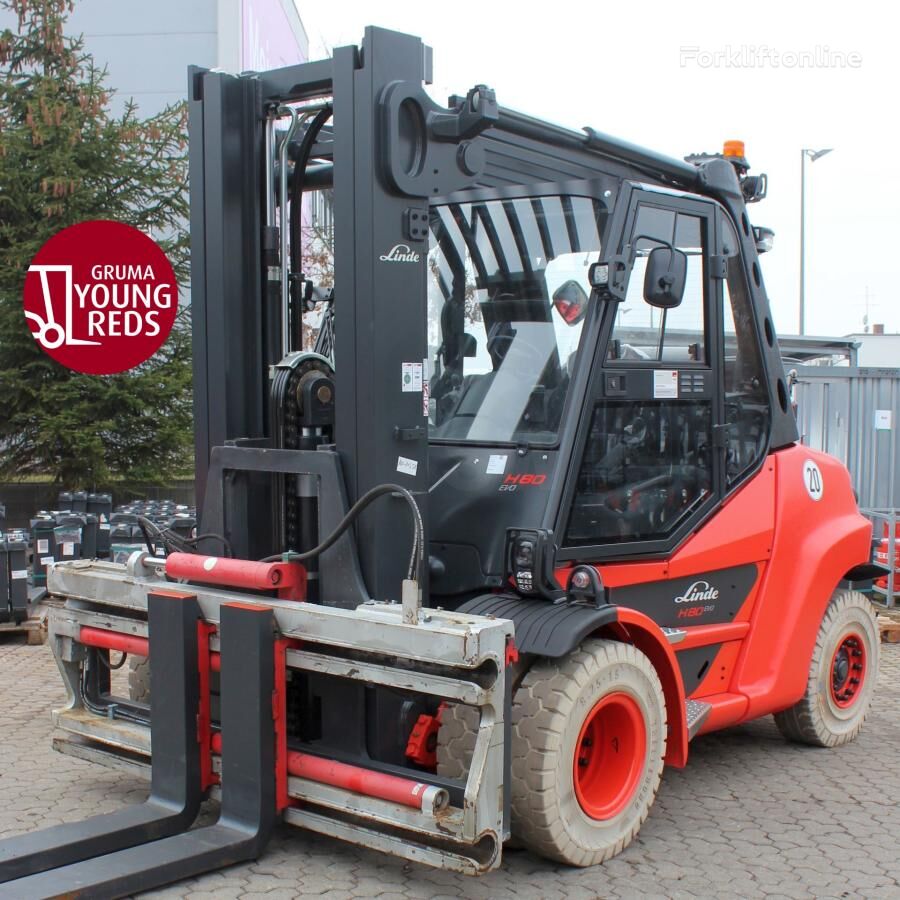 Linde H 80 T/900 EVO 396-03 gas forklift