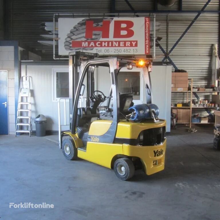 Yale Heftruck GLP20LX LPG, Gratis leveren, duplomast, side shift. gas forklift