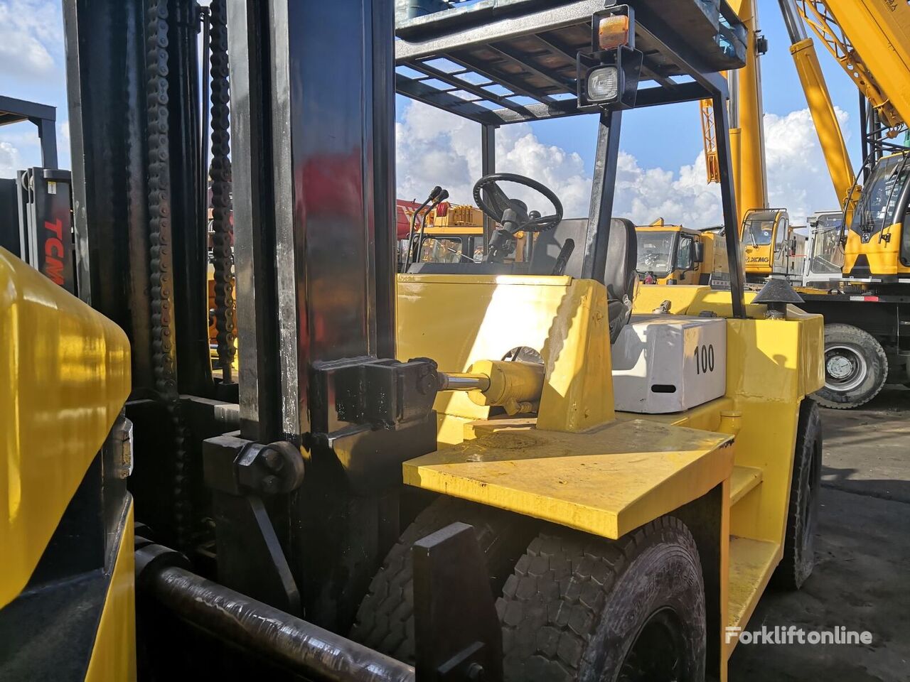 TCM FD100  rough terrain forklift